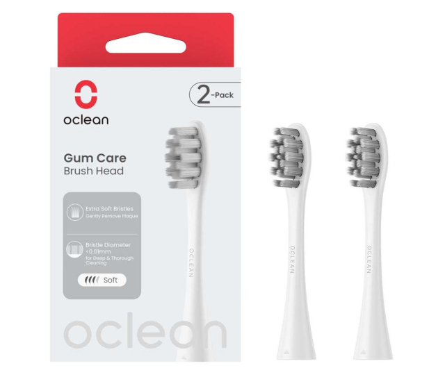 Oclean Końcówki Ochrona dziąseł P1S12 W02 biały 2 szt. - 1213178 - zdjęcie
